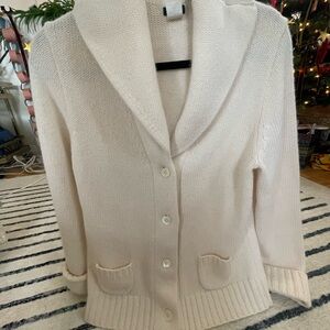 J. Crew Cream Women's Cardigan Sweater
